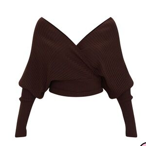 PLT off shoulder sweater. Brand new w/ tags. Size S